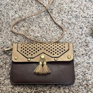 Urban Energy  Crossbody Bag with Tassel Accent